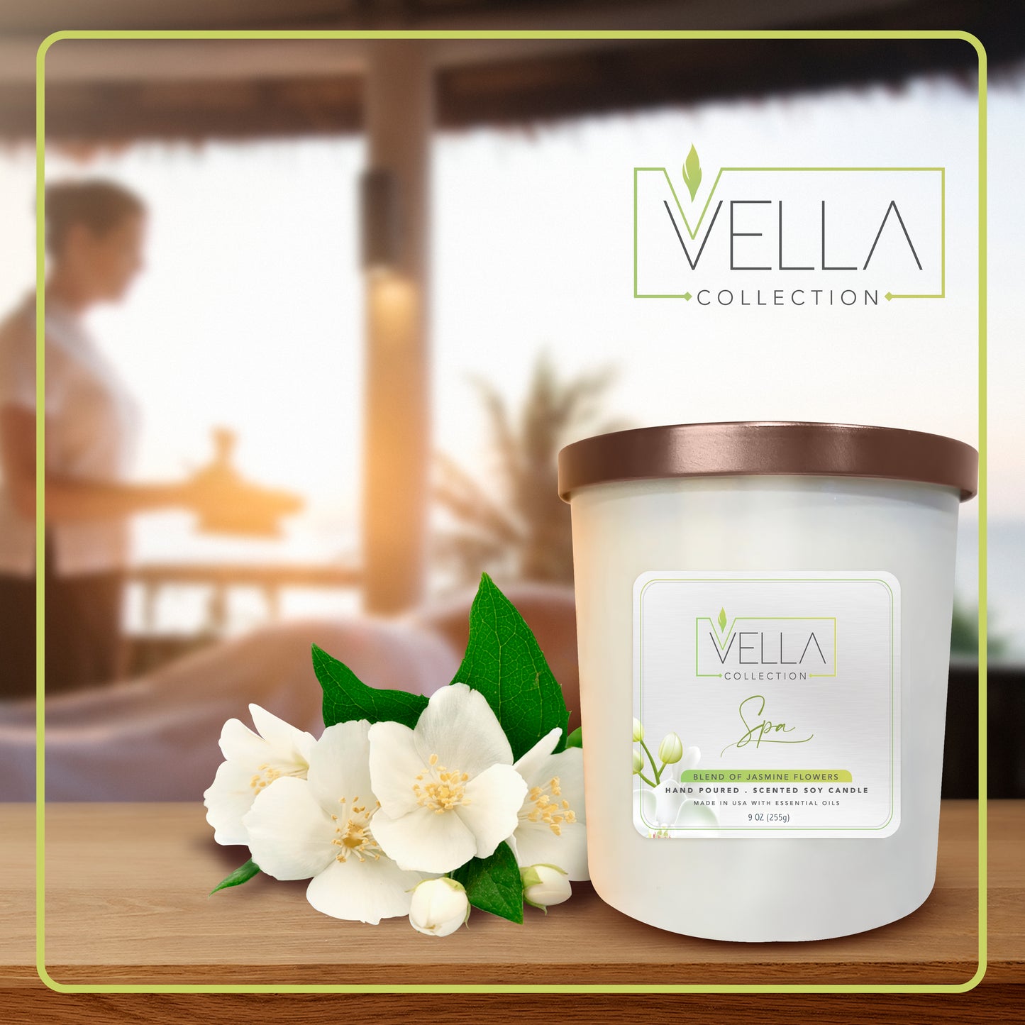 Blend of Jasmine Flowers -Spa