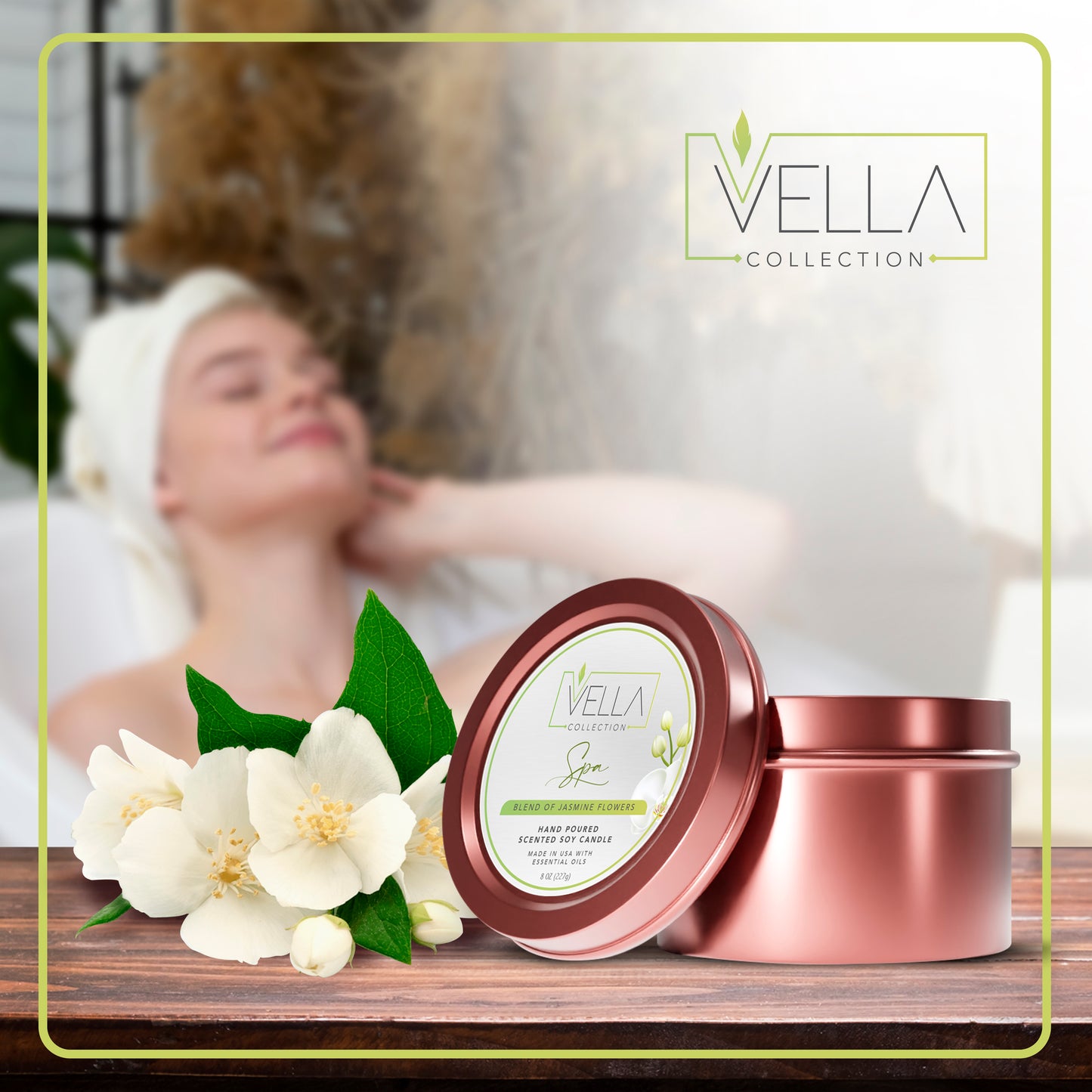 Blend of  Jasmine Flowers -Spa